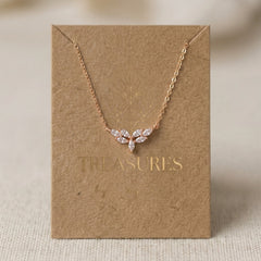 Lisette Dainty Gold Bridal Necklace - Treasures by Agnes