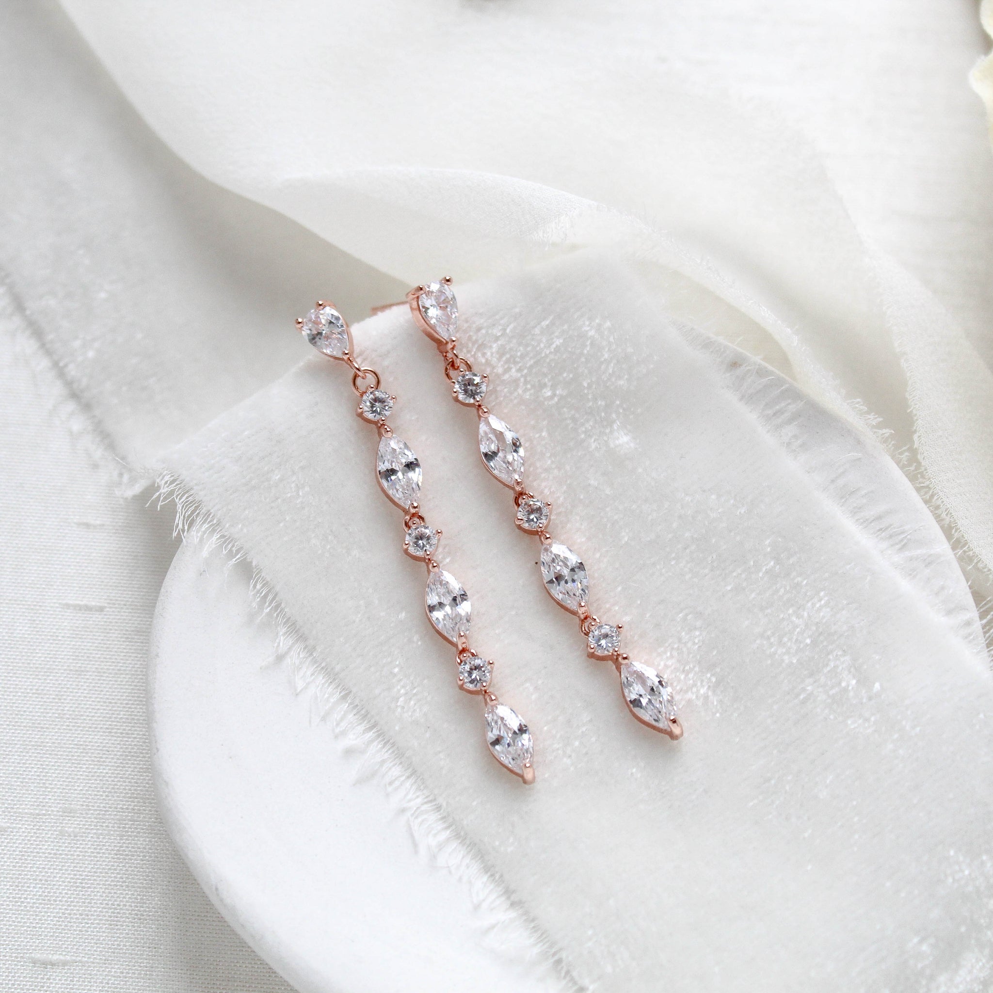 LIV Bridal Earrings - Treasures by Agnes