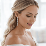 LIV Bridal Earrings with Pearl Drop - Treasures by Agnes
