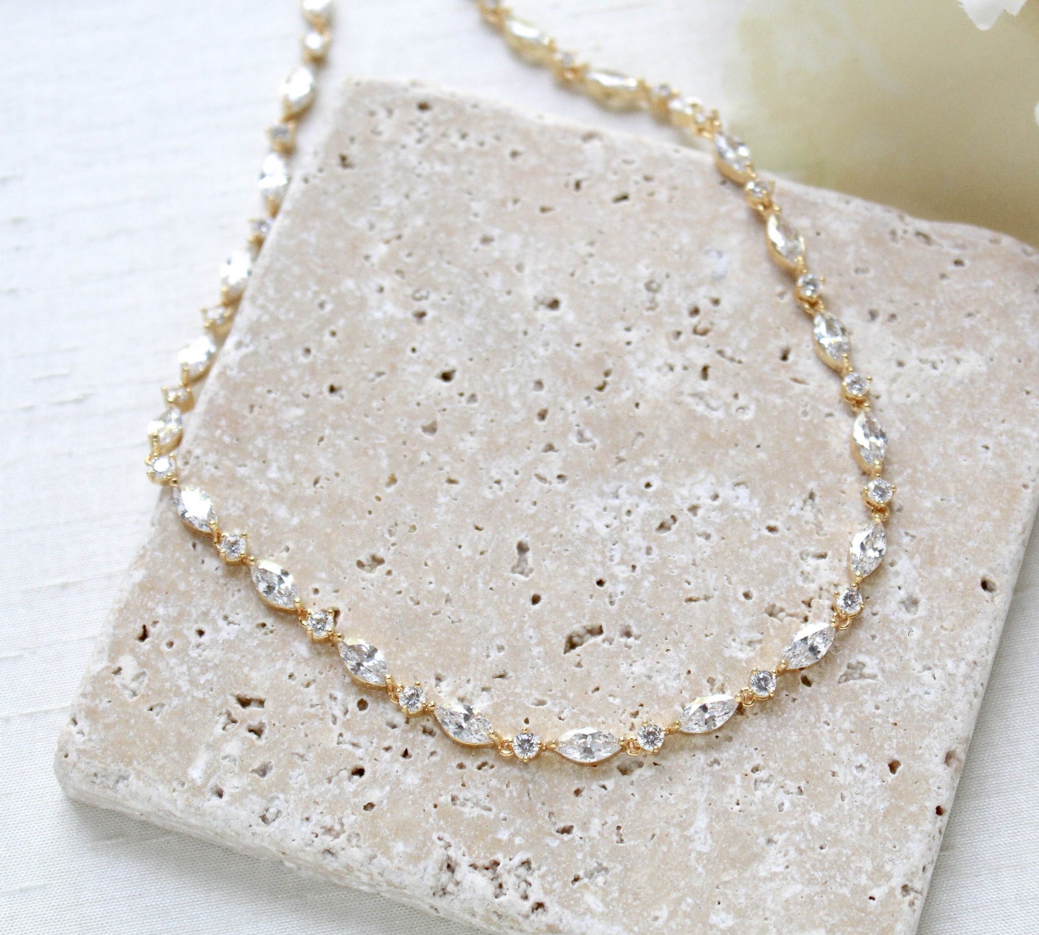 LIV Bridal Necklace - Treasures by Agnes