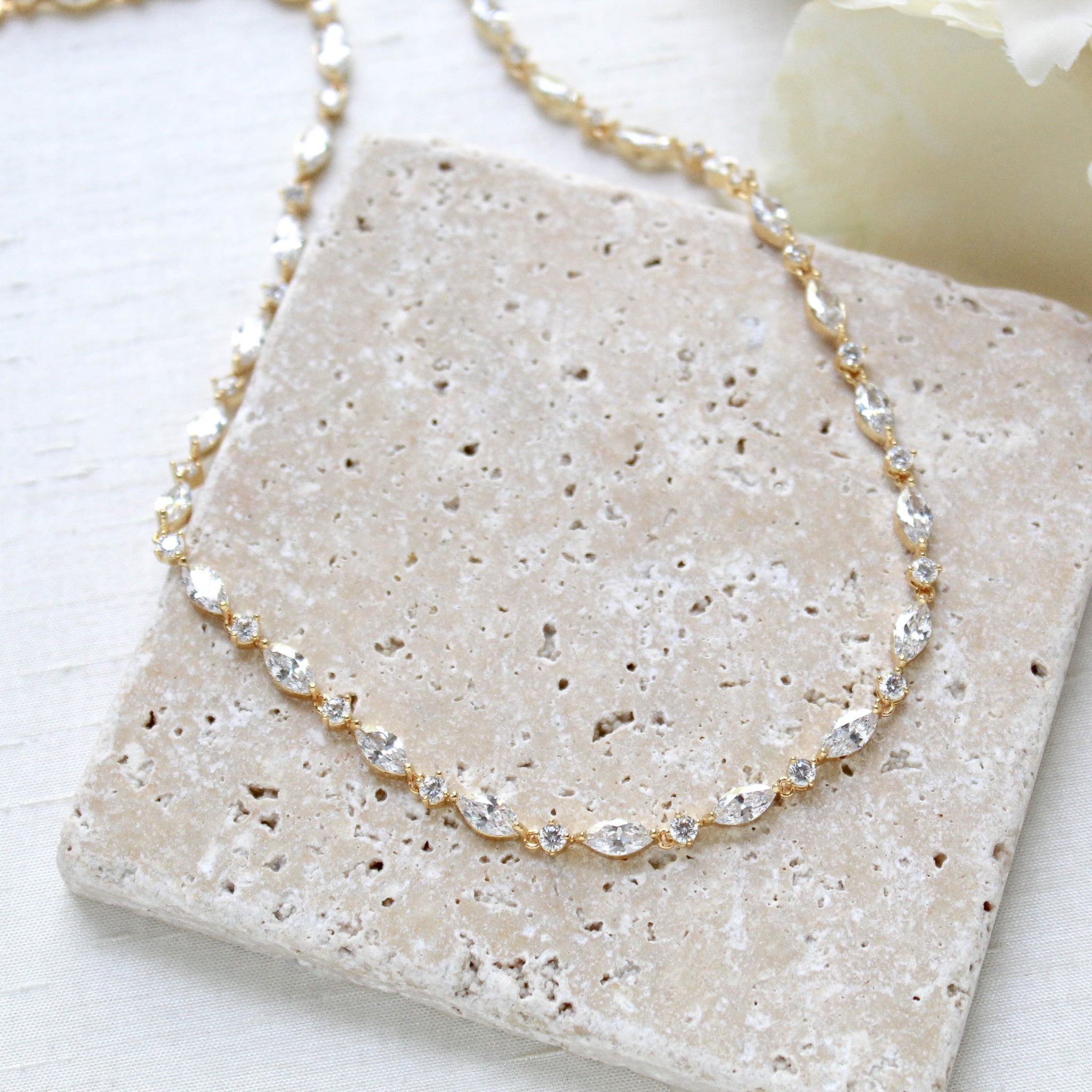 LIV Bridal Necklace - Treasures by Agnes