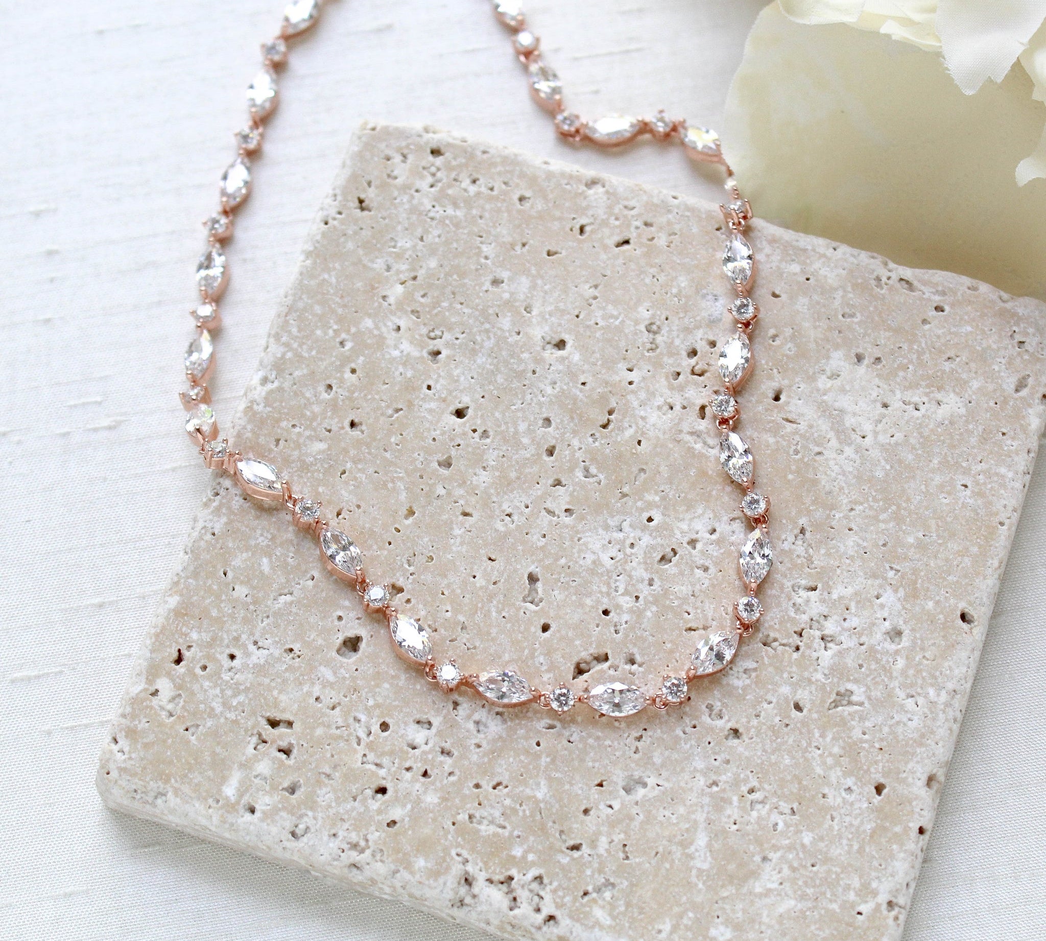 LIV Bridal Necklace - Treasures by Agnes