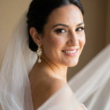 Mia Pearl & CZ Bridal Earrings - Treasures by Agnes