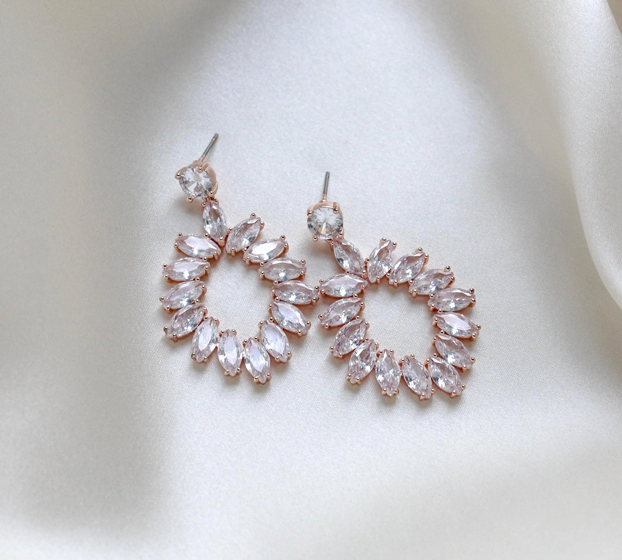 Odette Gold Bridal Earrings - Treasures by Agnes