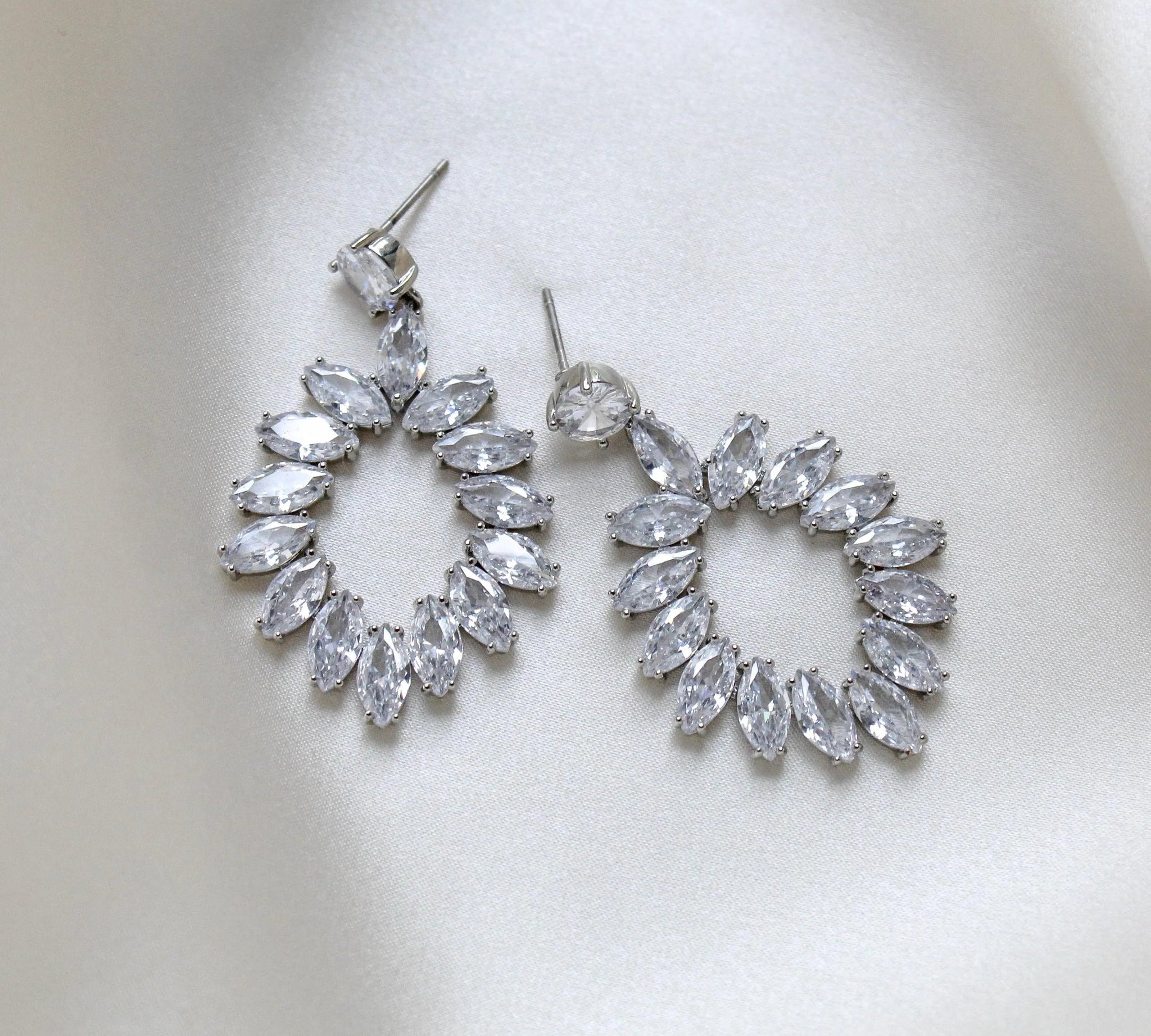 Odette Gold Bridal Earrings - Treasures by Agnes