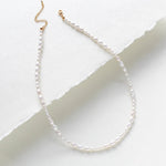 Pearl choker necklace for Bride - ANDERSON - Treasures by Agnes