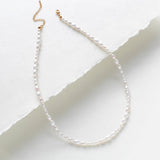 Pearl choker necklace for Bride - ANDERSON - Treasures by Agnes