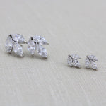 Rose gold Bridal jewelry set with Marquis stones - LAUREN - Treasures by Agnes
