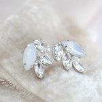 Rose gold bridal stud earrings - BRIDGETTE - Treasures by Agnes