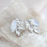 Rose gold bridal stud earrings - BRIDGETTE - Treasures by Agnes
