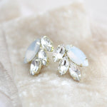 Rose gold bridal stud earrings - BRIDGETTE - Treasures by Agnes