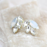 Rose gold bridal stud earrings - BRIDGETTE - Treasures by Agnes