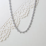 Rose gold necklace with or without backdrop - ANDREA - Treasures by Agnes