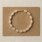 Scarlett Rose Gold CZ Bridal Bracelet - Treasures by Agnes