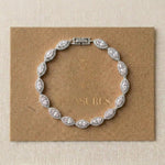 Scarlett Rose Gold CZ Bridal Bracelet - Treasures by Agnes