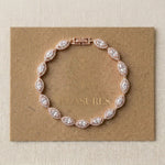 Scarlett Rose Gold CZ Bridal Bracelet - Treasures by Agnes