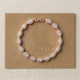 Scarlett Rose Gold CZ Bridal Bracelet - Treasures by Agnes