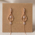 Seraphina Gold CZ Bridal Earrings - Treasures by Agnes