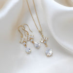 Simple Rose gold Back necklace - EMMA - Treasures by Agnes