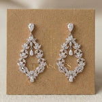 Valerie CZ Bridal Chandelier Earrings - Treasures by Agnes