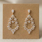 Valerie CZ Bridal Chandelier Earrings - Treasures by Agnes