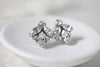 Small crystal stud bridal earrings - MILEY - Treasures by Agnes