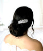 Crystal leaf bridal hair comb - ELSIE - Treasures by Agnes