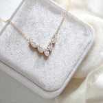 Simple marquise cubic zirconia necklace - ABBY