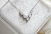 Simple marquise cubic zirconia necklace - ABBY
