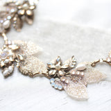 Antique gold Bohemian style Bridal hair vine - ELENA - Treasures by Agnes