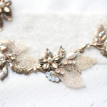 Antique gold Bohemian style Bridal hair vine - ELENA - Treasures by Agnes