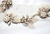 Antique gold Bohemian style Bridal hair vine - ELENA - Treasures by Agnes