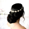 Antique gold crystal Bridal headband - ASHLYN - Treasures by Agnes