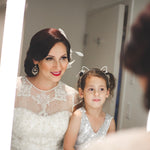 Antique gold Crystal Chandelier Bridal earrings - Treasures by Agnes