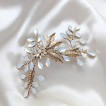 Antique gold Floral Bridal hair accessory - COURTNEY - Treasures by Agnes