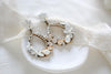Antique gold hoop chandelier earrings for bride - BRYNN - Treasures by Agnes