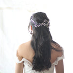 Antique silver Vintage style Boho Wedding headpiece - ABIGAIL - Treasures by Agnes