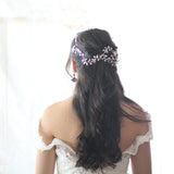 Antique silver Vintage style Boho Wedding headpiece - ABIGAIL - Treasures by Agnes
