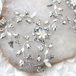 Antique silver Vintage style Boho Wedding headpiece - ABIGAIL - Treasures by Agnes