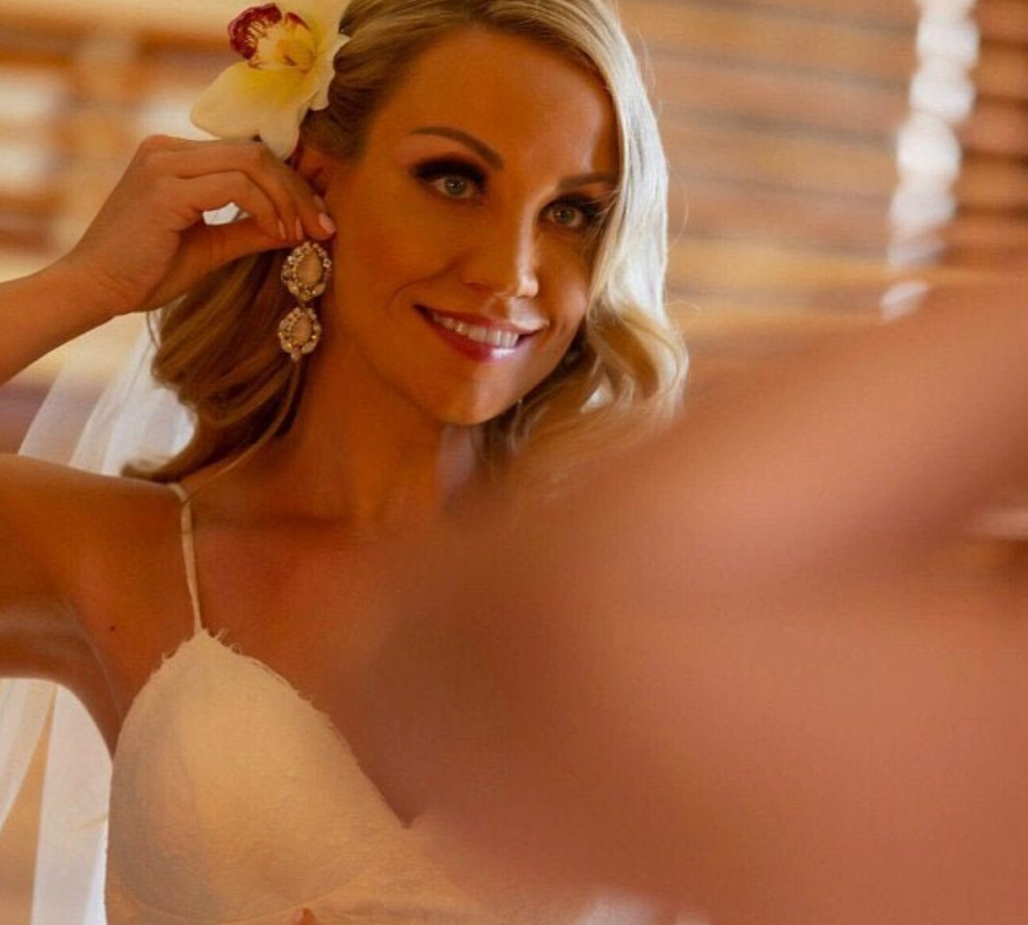 Austrian crystal Statement Bridal earrings - GIANNA - Treasures by Agnes