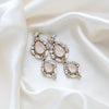 Austrian crystal Statement Bridal earrings - GIANNA - Treasures by Agnes