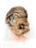 Bridal hair comb with vine design and white opal crystal accents - APRILLE - Treasures by Agnes