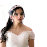 Bridal tiara with crystals and pearls - ADRIANA - Treasures by Agnes