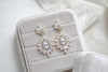Chandelier style crystal drop CZ statement earring - DAISY - Treasures by Agnes
