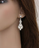 Crystal Bridal Chandelier earrings - ARIA - Treasures by Agnes