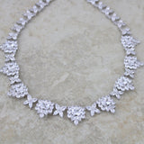Crystal bridal forehead band headpiece - HARPER - Treasures by Agnes