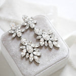 Crystal Bridal Statement earrings - JESSICA - Treasures by Agnes