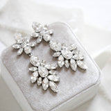 Crystal Bridal Statement earrings - JESSICA - Treasures by Agnes
