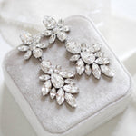 Crystal Bridal Statement earrings - JESSICA - Treasures by Agnes