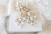 Crystal Bridal Statement earrings - JESSICA - Treasures by Agnes